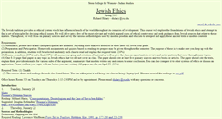 Desktop Screenshot of ethics.rabbinics.org